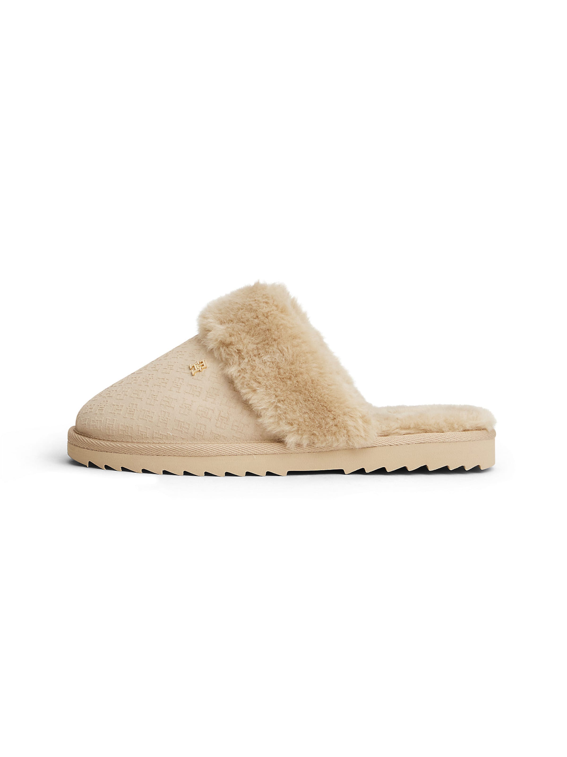 TOMMY HILFIGER Hausschuh in Beige: Vorderseite