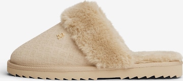 TOMMY HILFIGER Slipper in Beige: front
