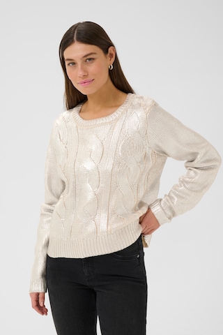 CULTURE Sweater 'CUEvelyn' in Silver: front