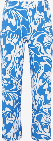 Loosefit Pantalon Yoek en bleu : devant