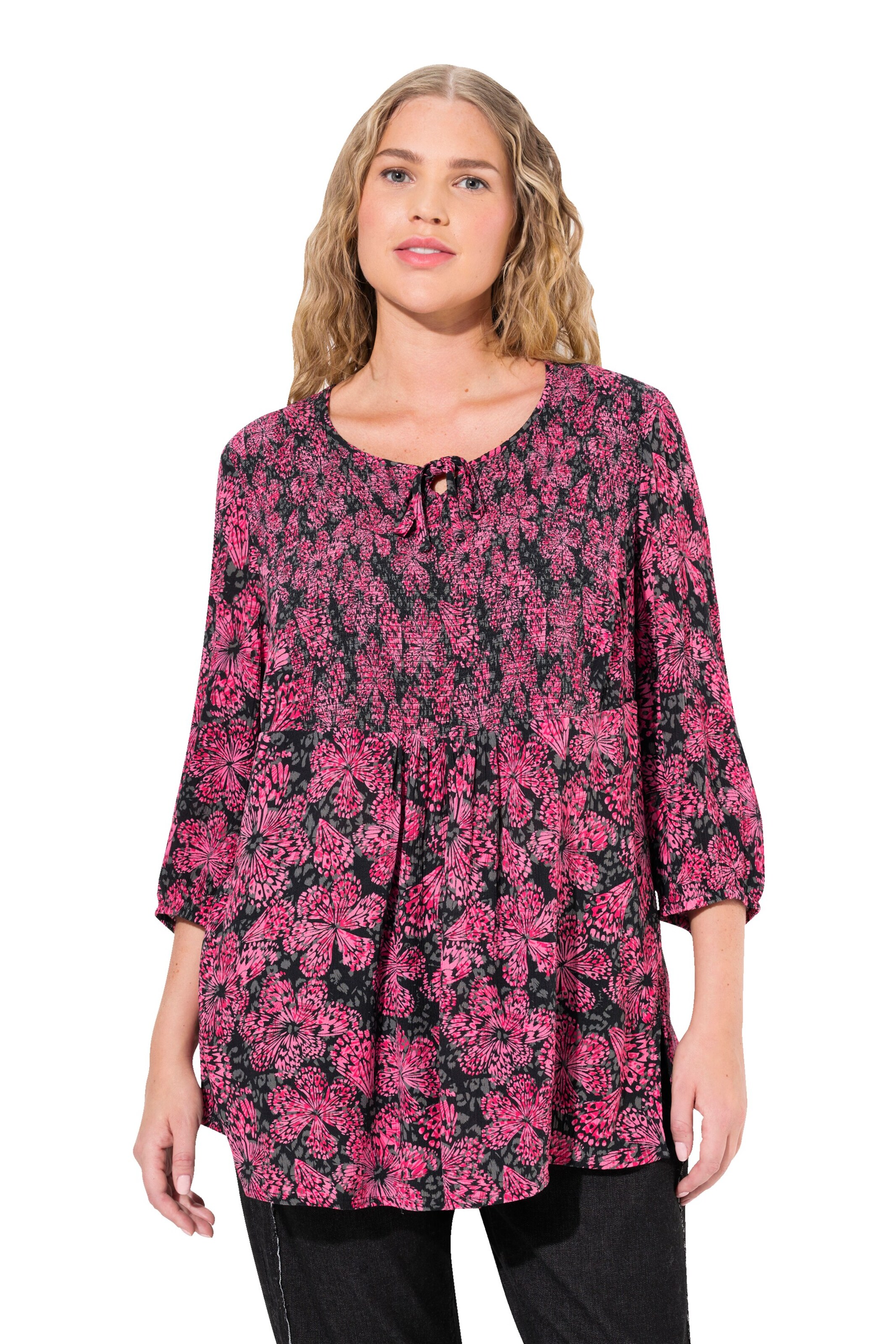 Tunique Ulla Popken en rose : devant