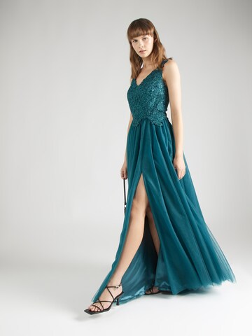 mascara Evening Dress in Green