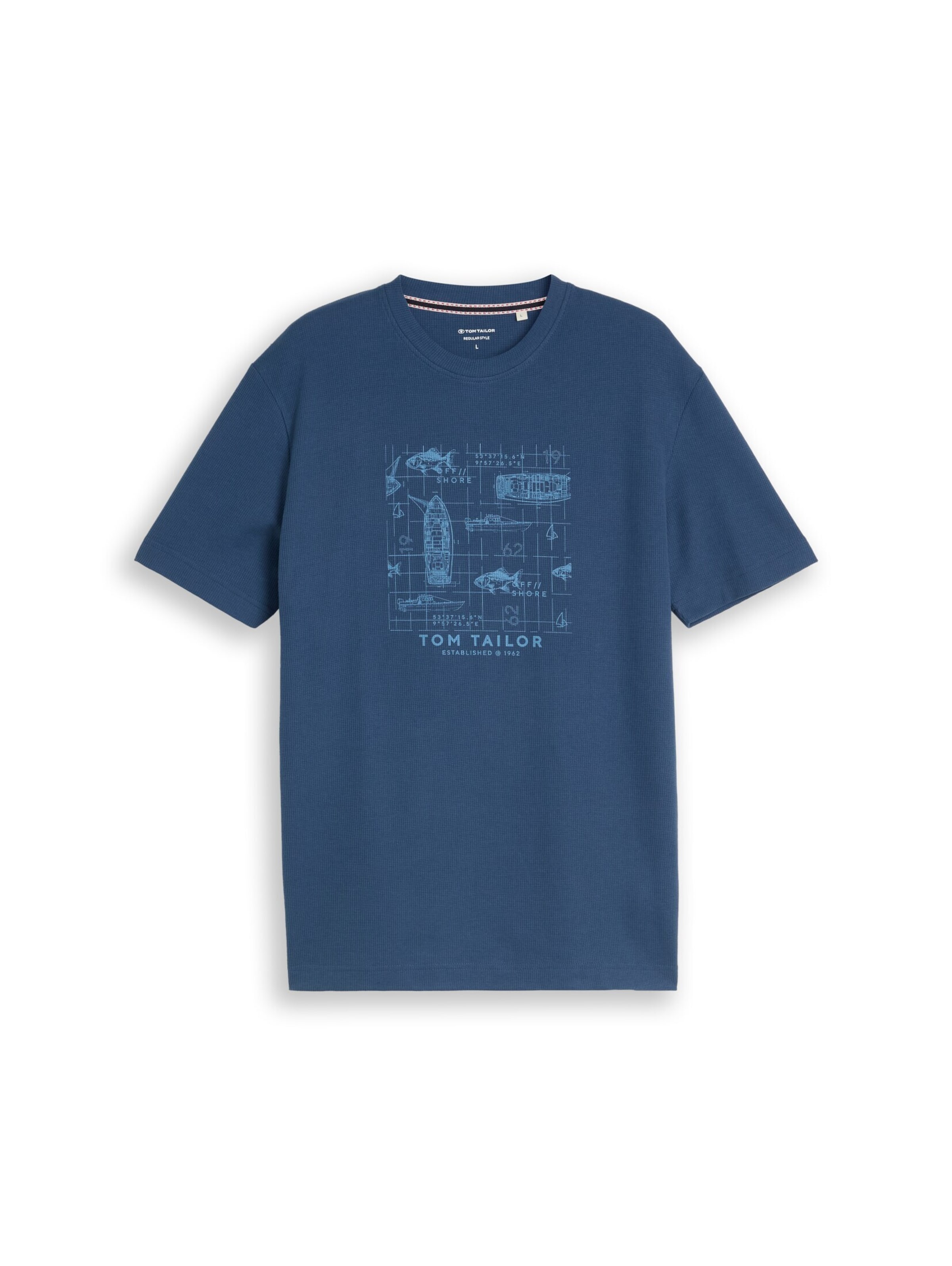 TOM TAILOR T-Shirt in Blau: Vorderseite
