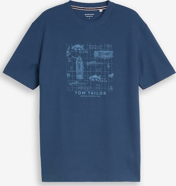 TOM TAILOR T-Shirt in Blau: Vorderseite