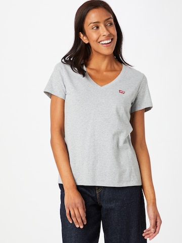 LEVI'S ® Μπλουζάκι 'Perfect Vneck' σε γκρι: μπροστά