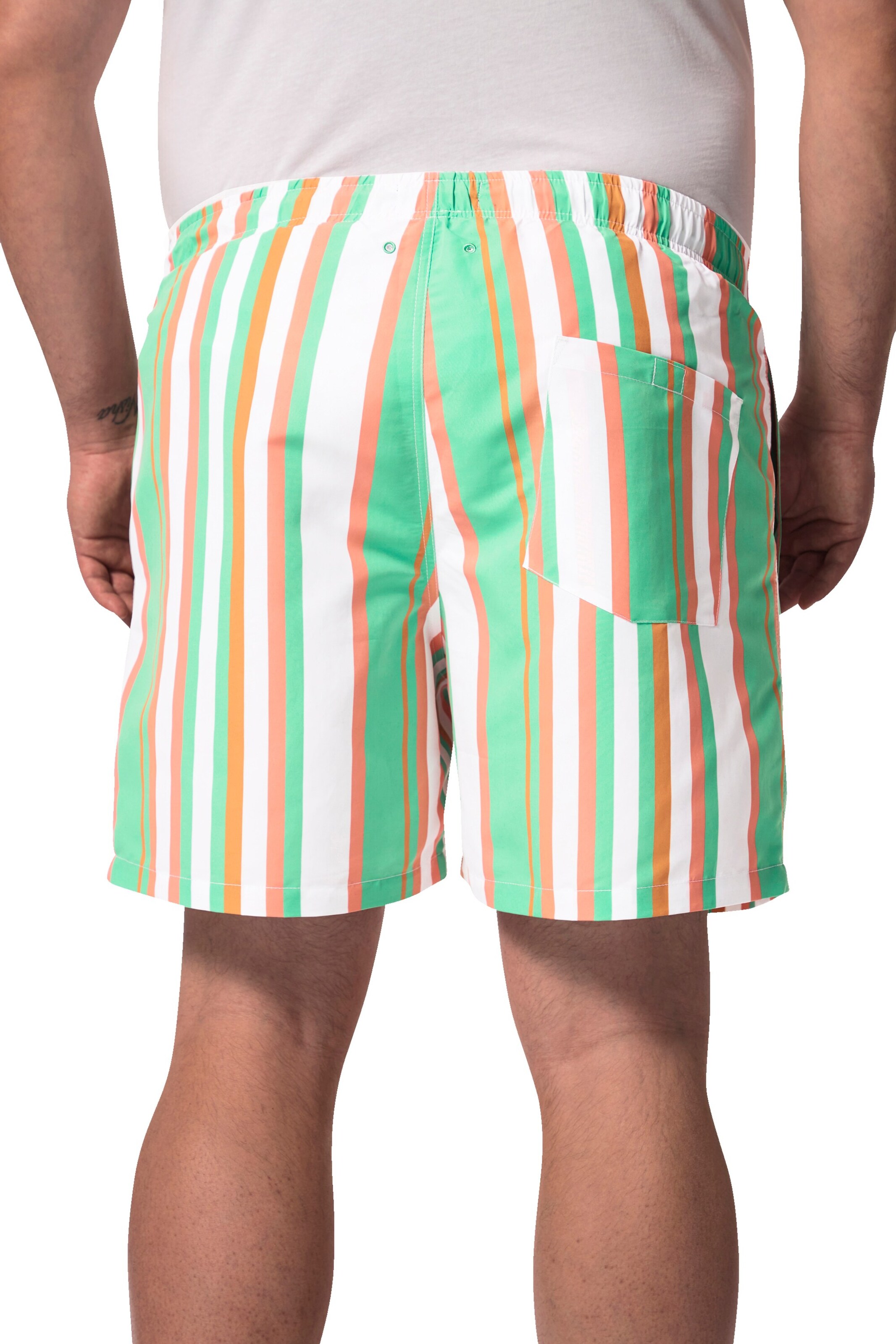Men Plus Swimming shorts in Green