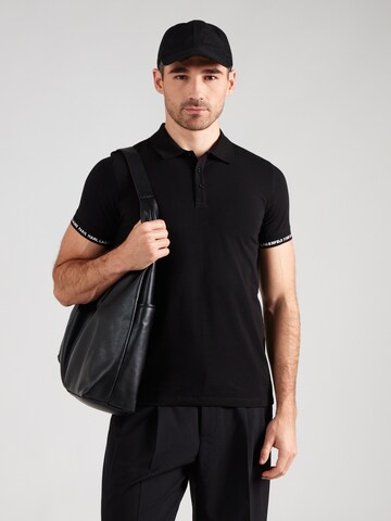 Tricou de la Karl Lagerfeld pe negru: față
