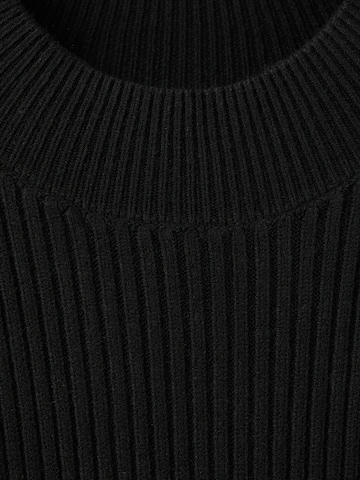 MANGOPletena haljina 'PEPLUM' - crna boja