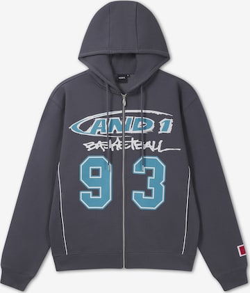 AND1 Sweatjacke in Blau: Vorderseite