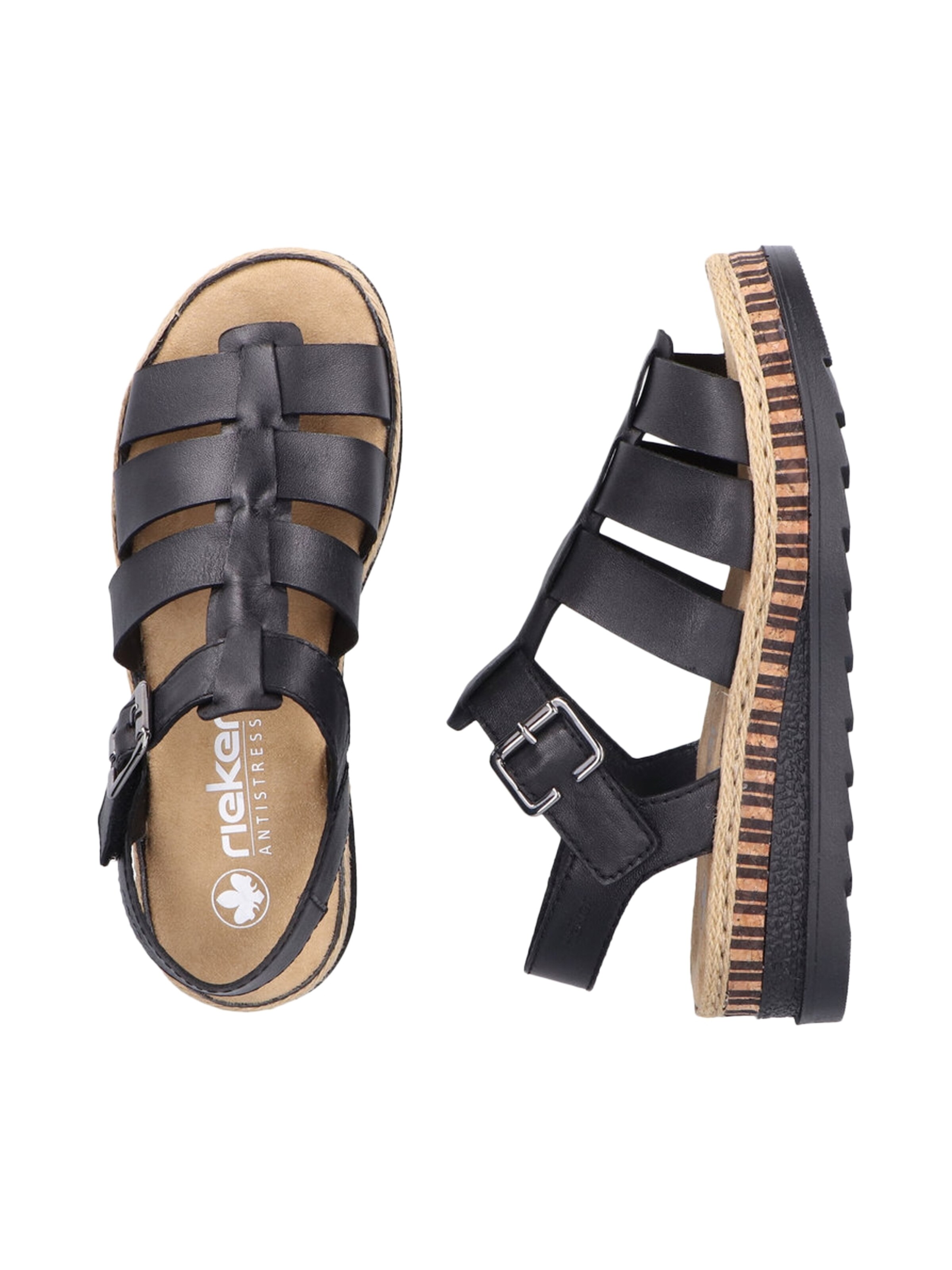Sandales Rieker en noir