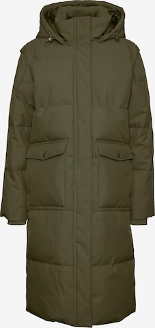 VERO MODA Winter Coat 'Madelyn' in Green: front