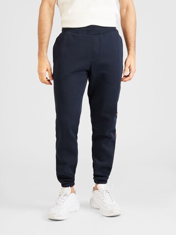 Tapered Pantaloni 'GLOBAL STRIPE' de la TOMMY HILFIGER pe albastru: față