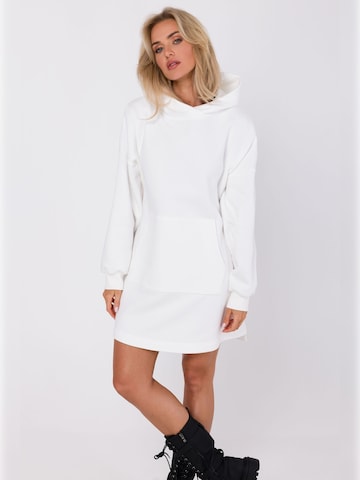 made of emotion - Vestido en blanco: frente