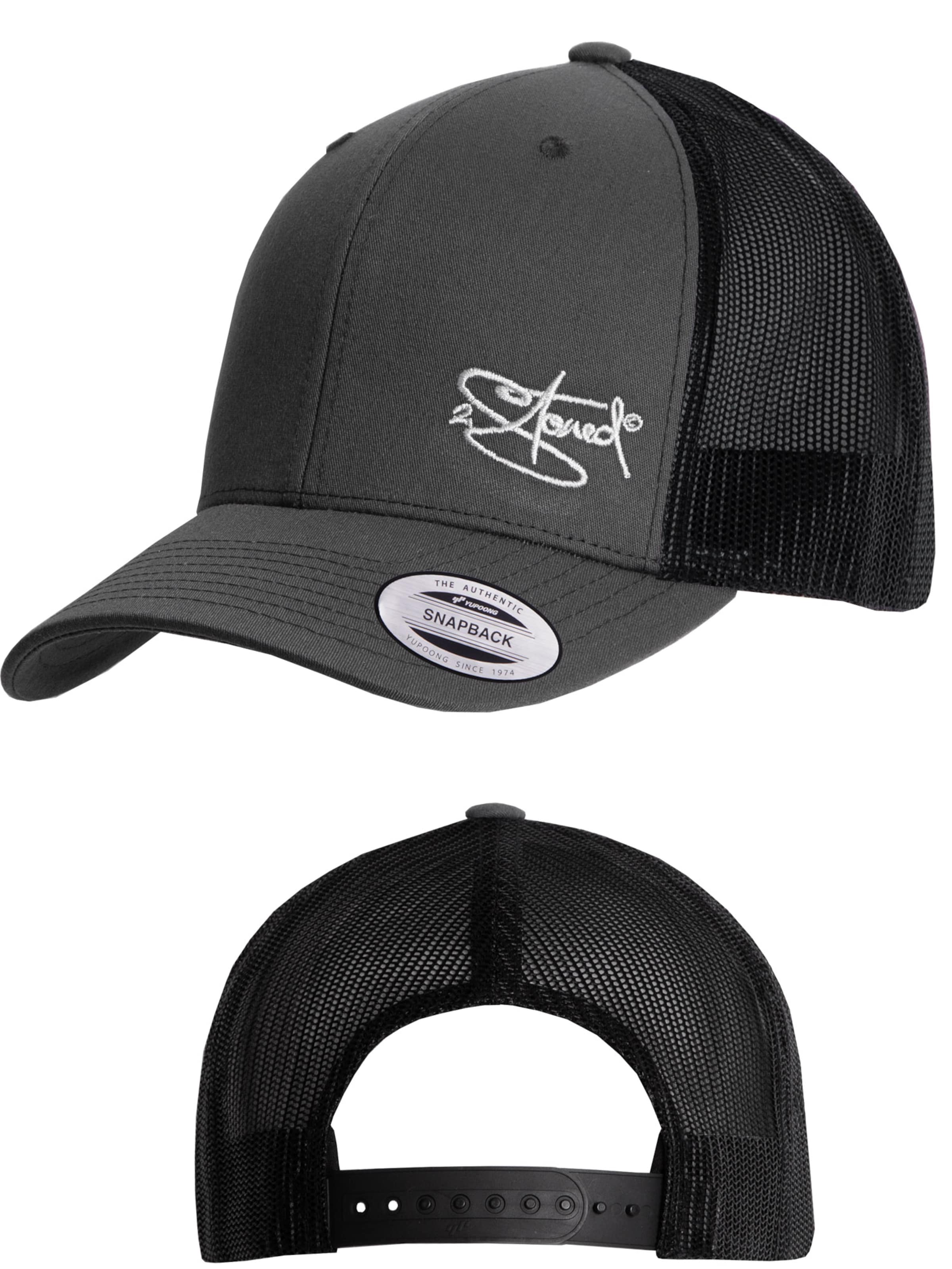 2Stoned Cap 'Flexfit Trucker Retro 2-Tone' in Grey