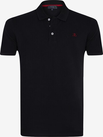 Sir Raymond Tailor Poloshirt 'Wheaton' in Schwarz: predná strana