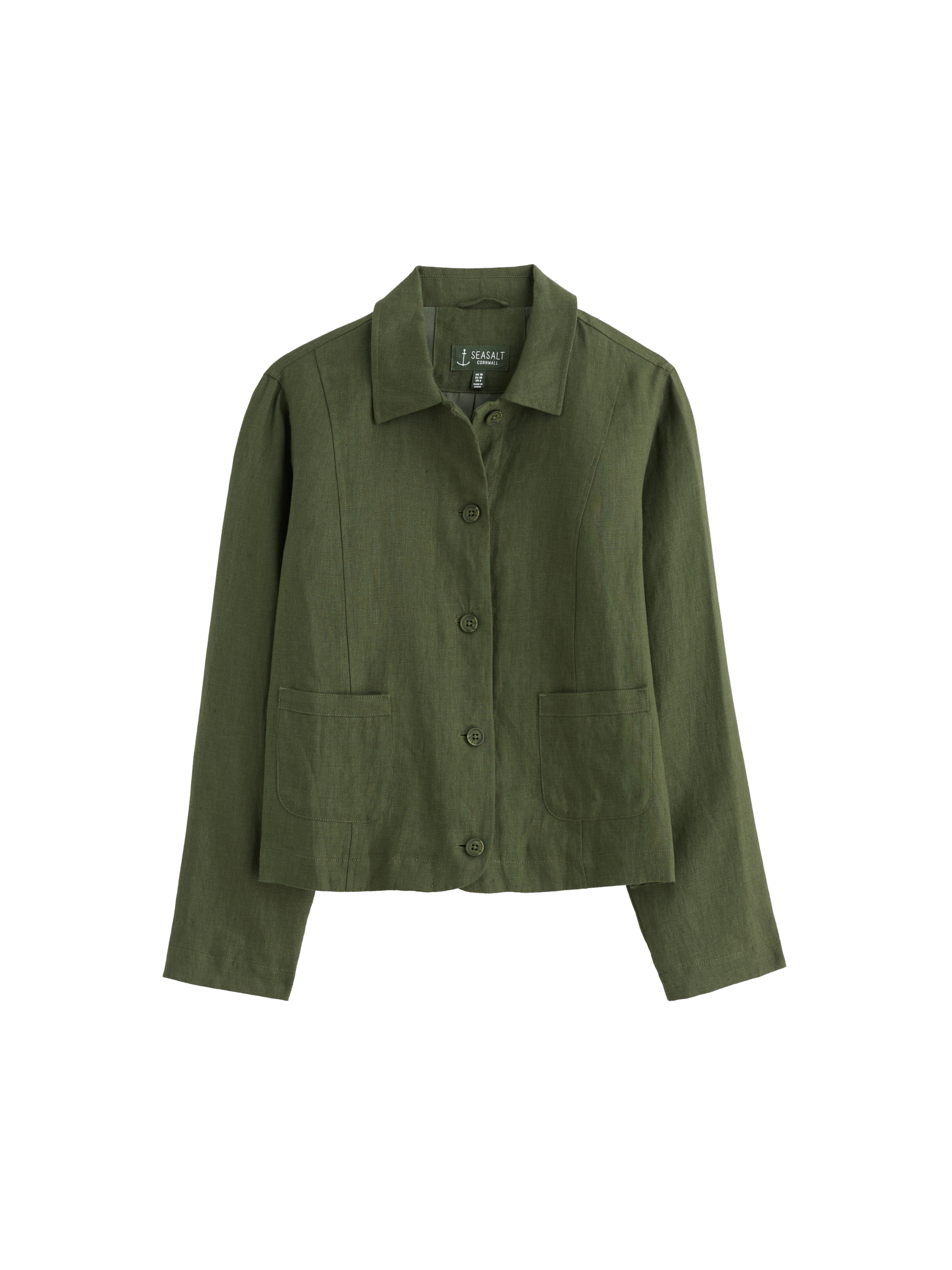 Veste mi-saison 'Arame' Seasalt Cornwall en vert : devant