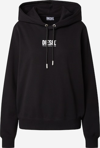 DIESEL Sweatshirt in Zwart: voorkant