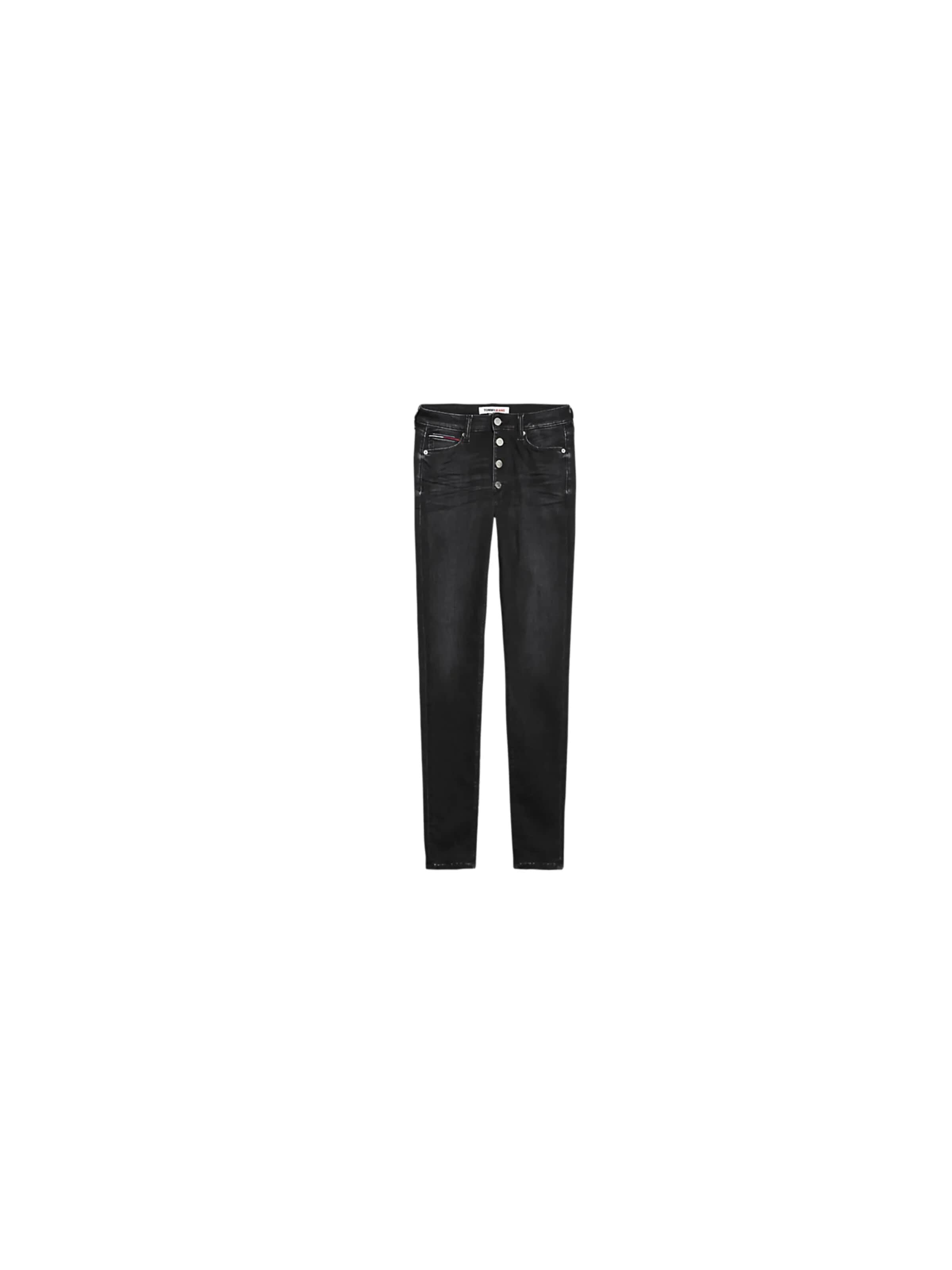 TOMMY HILFIGER - Vaquero 'Sylvia hr super sky' en negro: frente