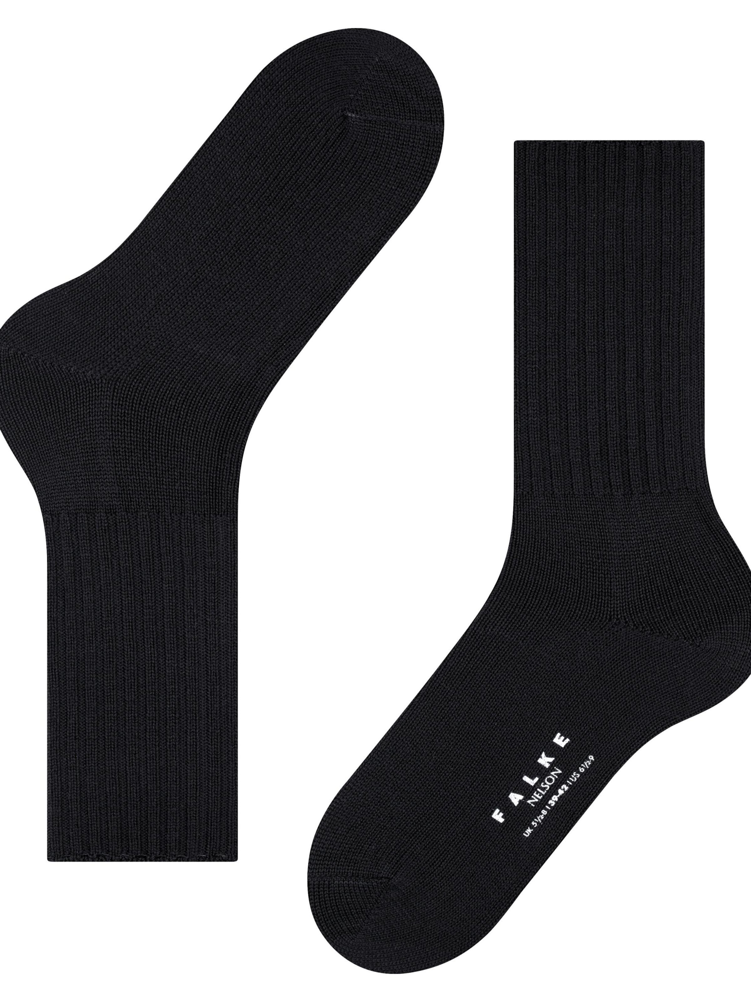 FALKE Socks 'Nelson' in Black