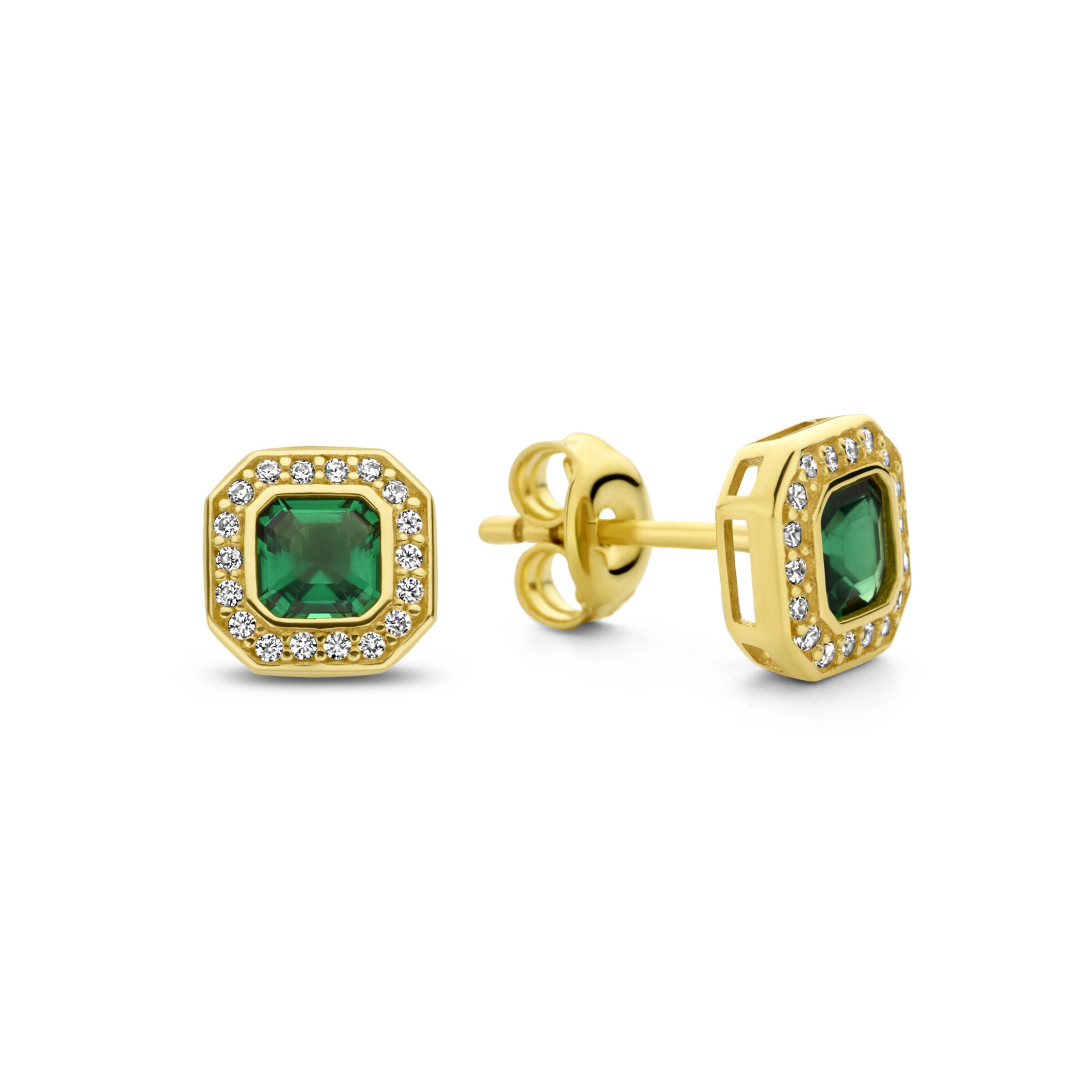 Beloro Jewels Oorbellen in Goud: voorkant