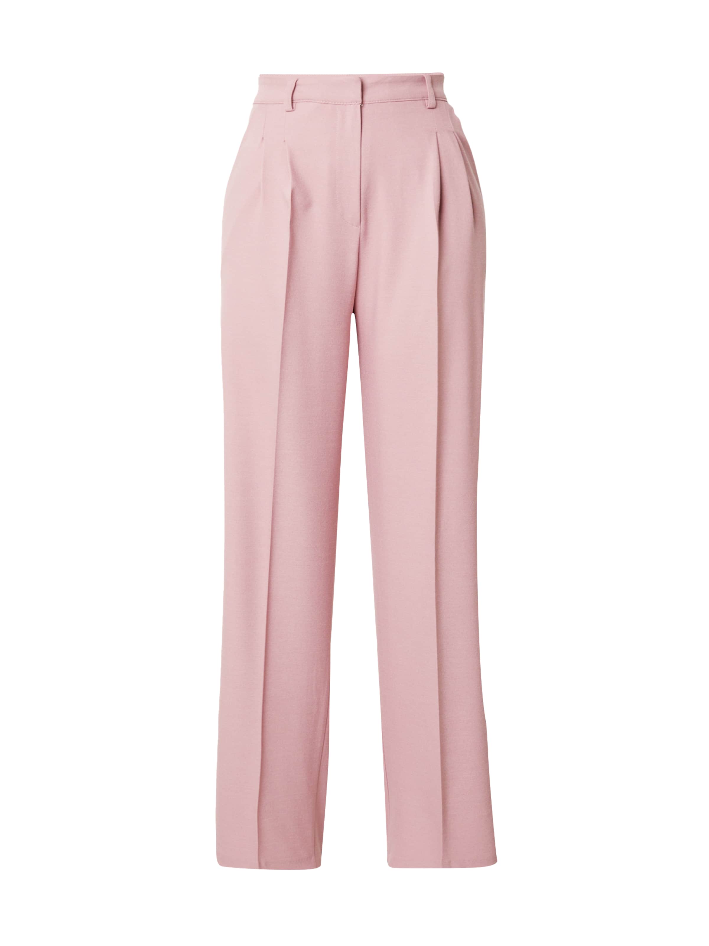 Trendyol Regular Pleated Pants in Pink: front