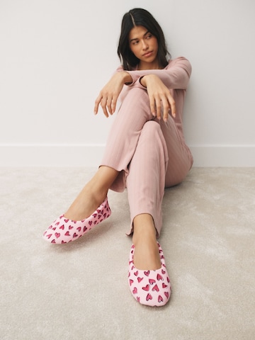 Pantoufle Next en rose