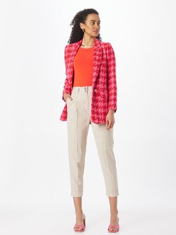 River Island Regular Bandplooibroek in Beige