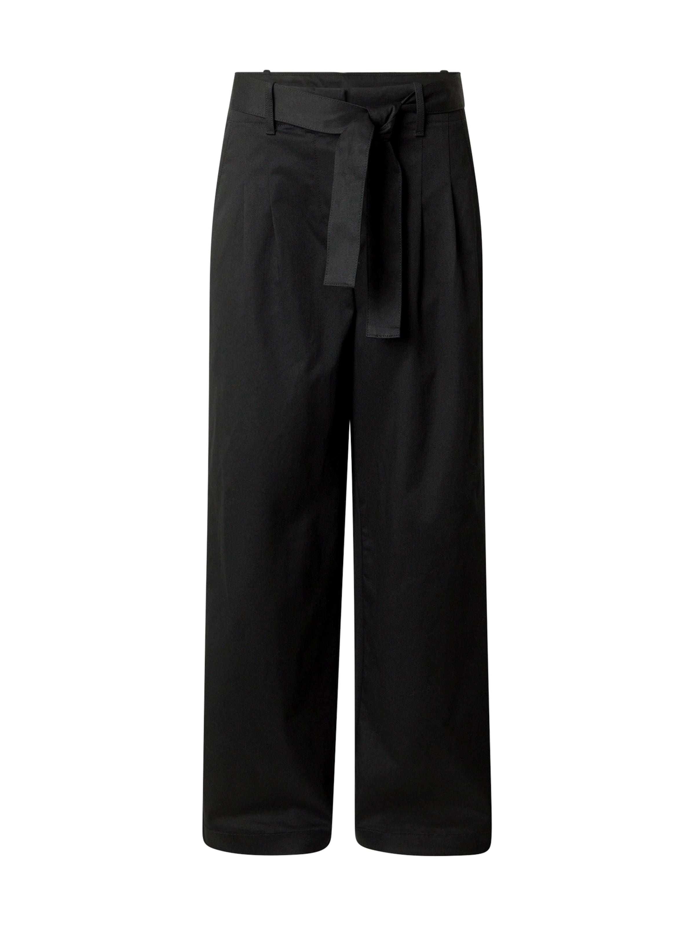 Calvin Klein Jeans Laiad sääred Voltidega püksid, värv must: eest vaates