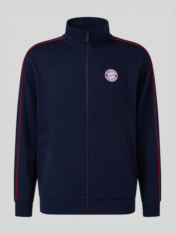 FC BAYERN MÜNCHEN Zip-Jacke Essentials in Blau: Vorderseite