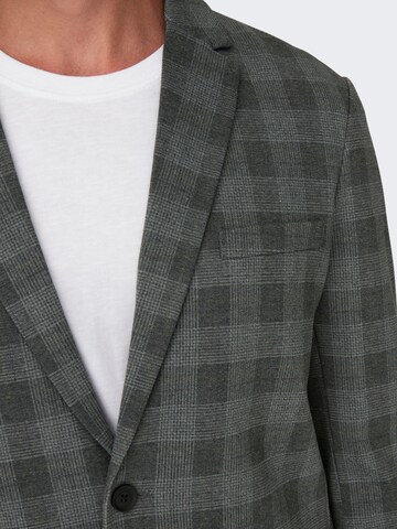 Only & Sons Slim fit Suit Jacket in Grey