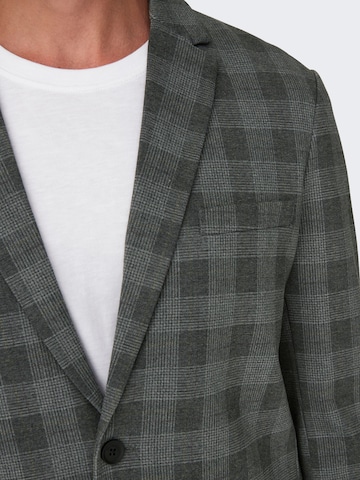 Only & Sons Slim fit Suit Jacket in Grey