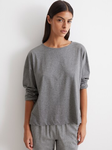 Marc O'Polo Pajama shirt ' Mix & Match Cotton ' in Grey: front
