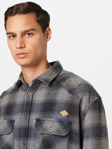 Mavi Regular fit Button Up Shirt 'Check' in Blue