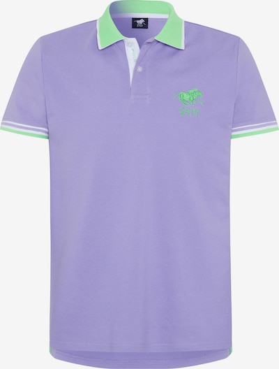Polo Sylt Poloshirt in hellgrün / helllila / weiß, Produktansicht