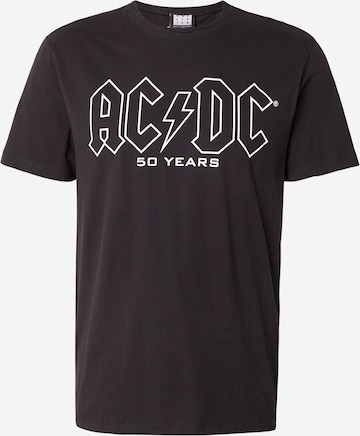 AMPLIFIEDMajica 'AC/DC - History Of A Tee' - crna boja: prednji dio