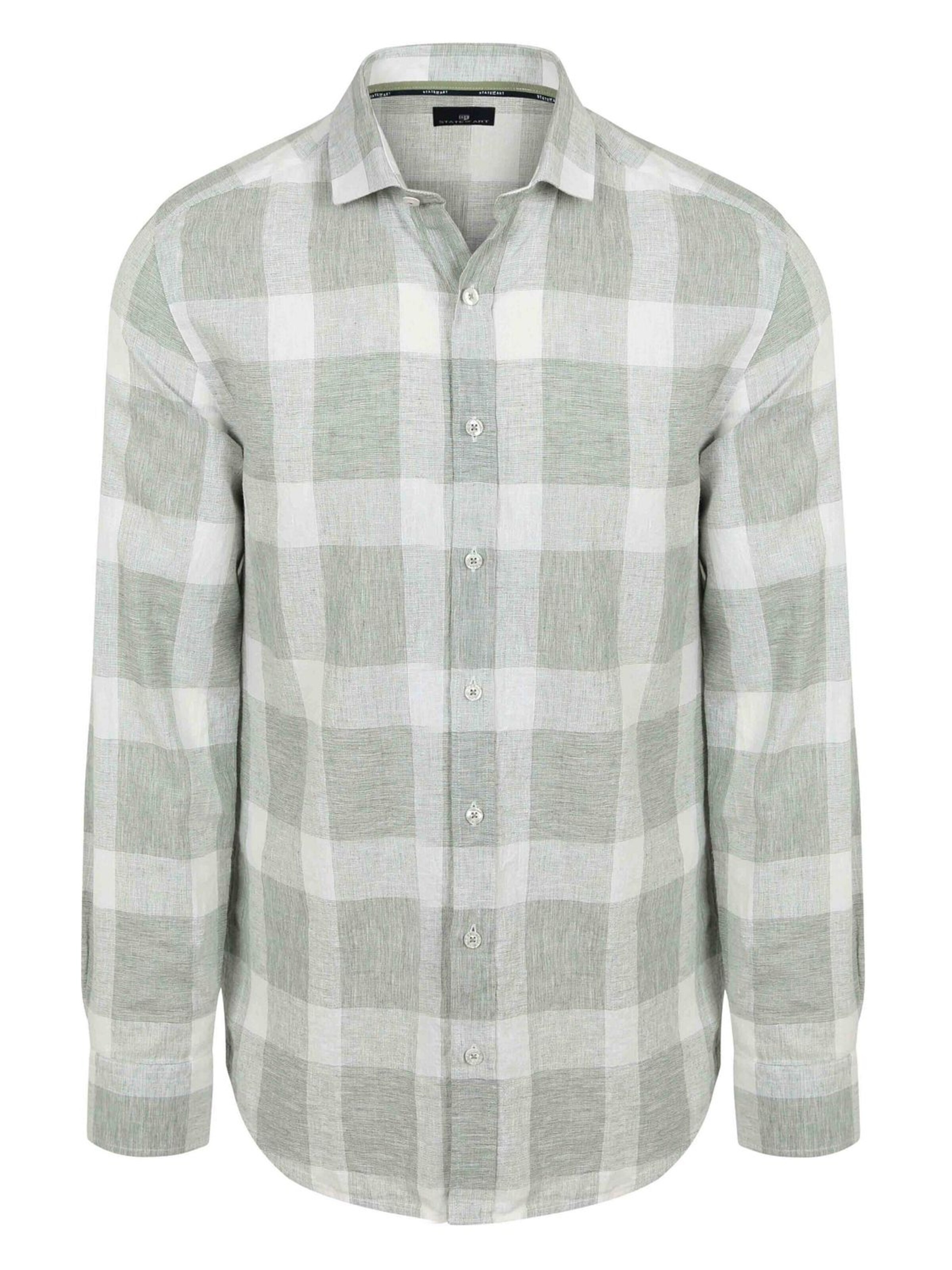 State of Art Regular Fit Hemd‌‌‌‌‌‌‌‌‌ in Grün: Vorderseite
