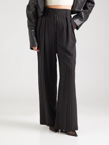DKNY Wide Leg Hose in Schwarz: Vorderseite