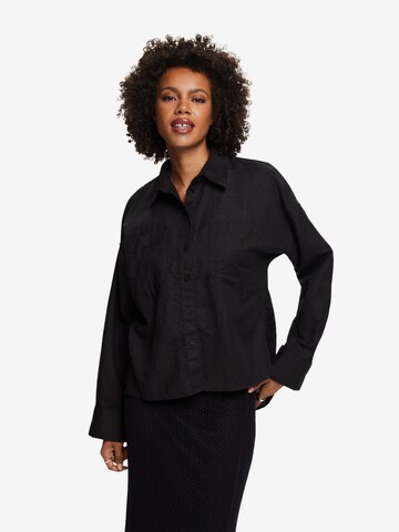 ESPRIT Blouse in Zwart: voorkant