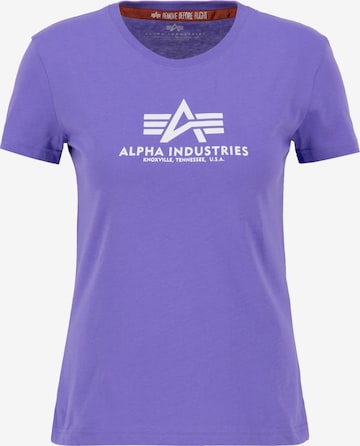 ALPHA INDUSTRIES Skjorte i lilla: forside