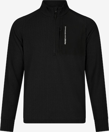 PROTEST Sportsweatshirt 'PRTCatcher' in Schwarz: Vorderseite