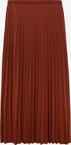 MANGO Skirt 'Caldera-a' in Brown: front