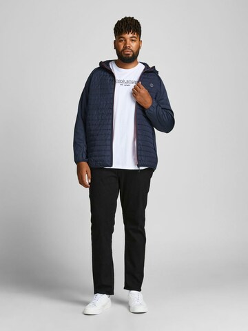 Jack & Jones Plus Přechodná bunda – modrá