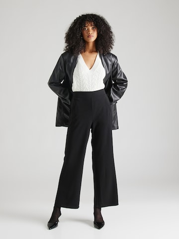 VERO MODA Wide leg Pants 'VMLAVA' in Black