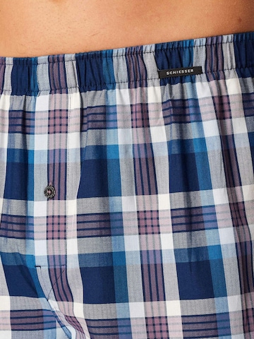 SCHIESSER Boxershorts in Blauw