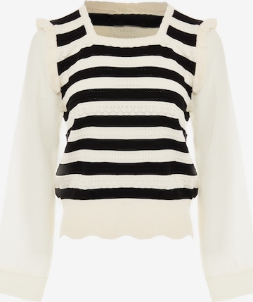 NAEMI Pullover in Weiß: Vorderseite