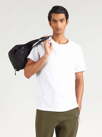 Tricou funcțional de la 4F pe alb: față