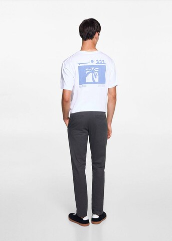 MANGO TEEN Regular Hose 'Chino' in Grau
