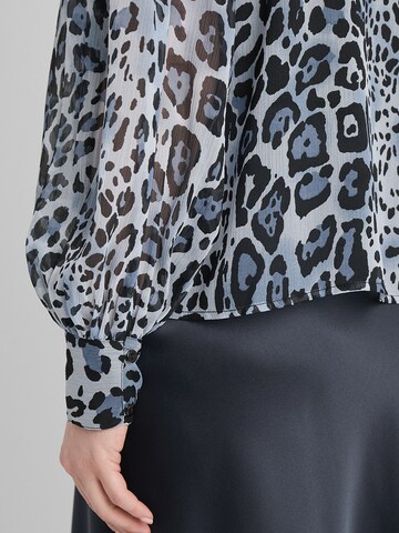 Camicia da donna 'Eliane' di Guido Maria Kretschmer Curvy in blu