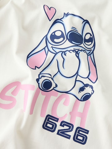 NAME IT Футболка 'NKFVOSLA STITCH' в Белый