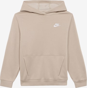 Nike Sportswear Sweatshirt 'Club Fleece' in Beige: Vorderseite
